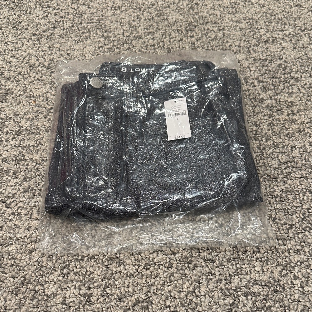 Gap Kids Girls’ Black Glittery Jeans